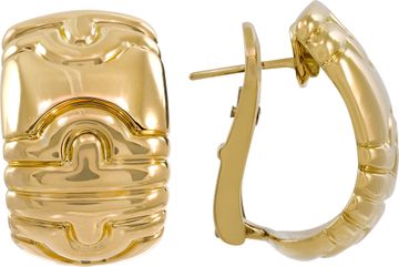 Bvlgari 18k yellow gold earrings