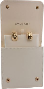 Bvlgari 18k yellow gold earrings