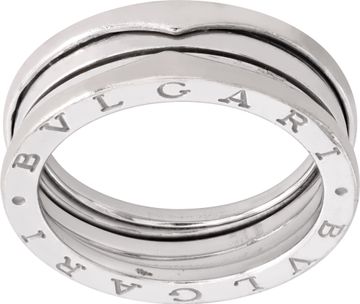 Bvlgari B Zero 1 ring in 18k white gold. Euro ring size 63 (US size 10.25). Width 10mm Ring Collection