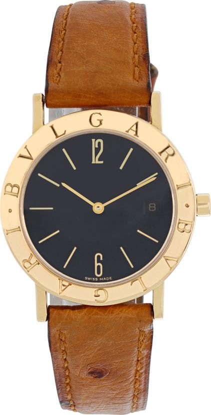 Preowned Bvlgari Bvlgari BB336L 18k 33mm Quartz watch | Gray & Sons