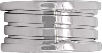 Bvlgari B.zero1 three-band ring in 18k white gold