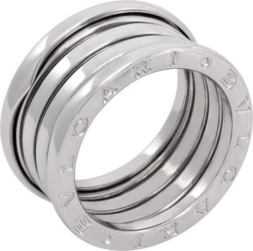 Bvlgari B.zero1 three-band ring in 18k white gold