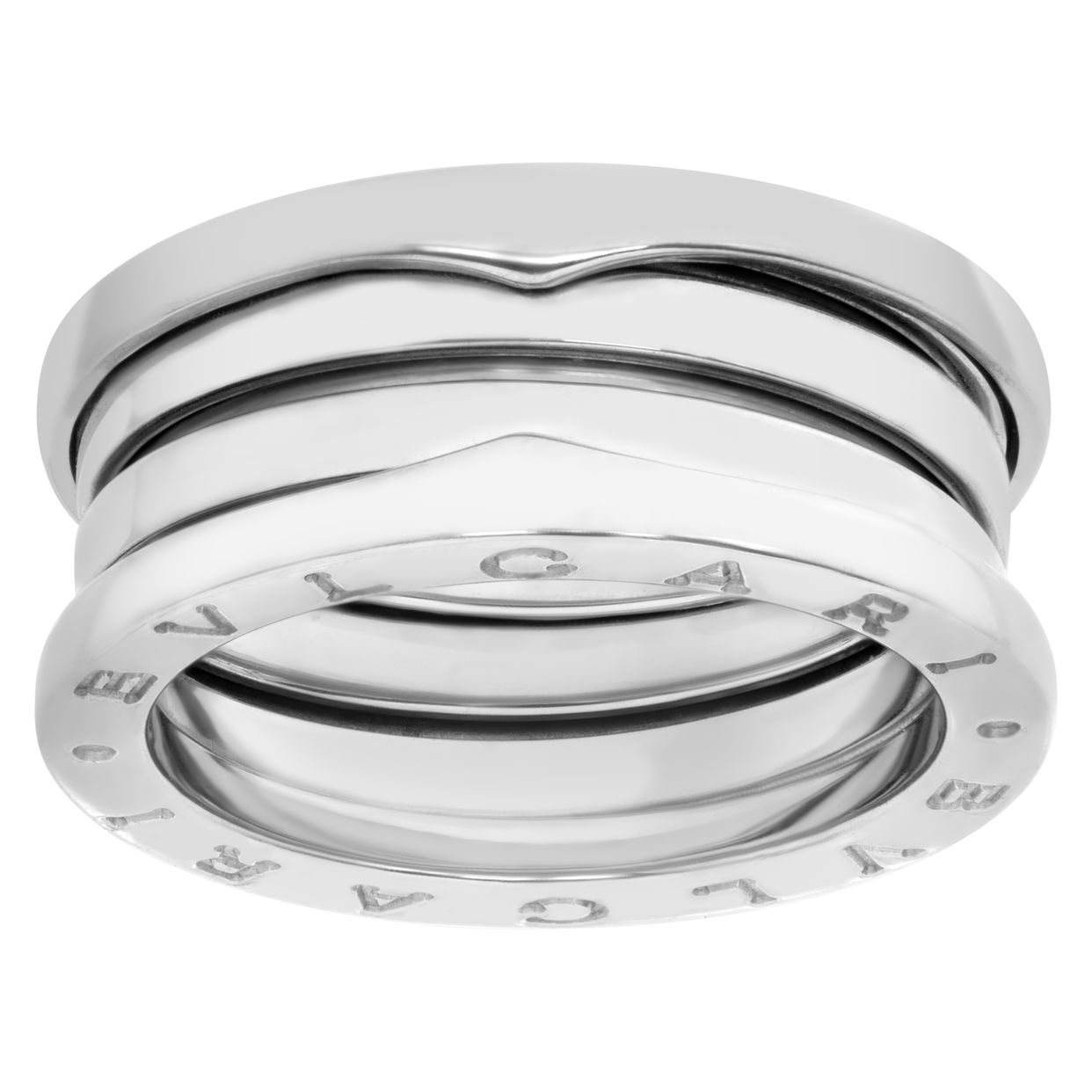 Bvlgari Bzero1 ring in 18k white gold | Gray & Sons Jewelers