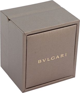 Bvlgari B.Zero 18k rose gold two-band ring with black ceramic spiral