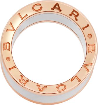 Bvlgari B.Zero 1 Anish Kapoor in 18k rose gold and stainless steel ring