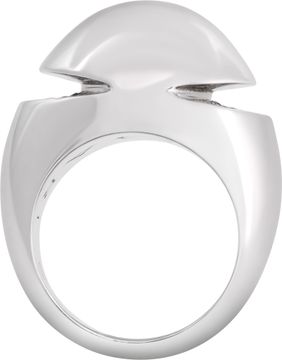 Bvlgari Cabochon ring in 18k white gold