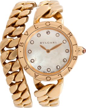 Bvlgari Catene BBC P 31 G 18k rose gold Mother Of Pearl dial 31mm Quartz watch Bvlgari Catene 31mm BBC P 31 G Ladies Watch Collection