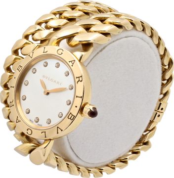 Bvlgari Catene BBC P 31 G 18k rose gold Mother Of Pearl dial 31mm Quartz watch