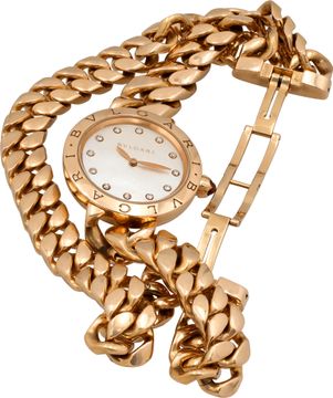 Bvlgari Catene BBC P 31 G 18k rose gold Mother Of Pearl dial 31mm Quartz watch