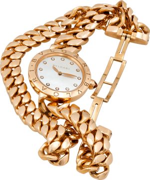 Bvlgari Catene BBC P 31 G 18k rose gold Mother Of Pearl dial 31mm Quartz watch