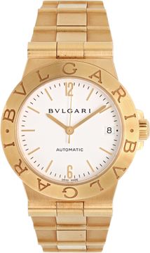 Bvlgari Diagono LCV35G 18k 35mm auto watch