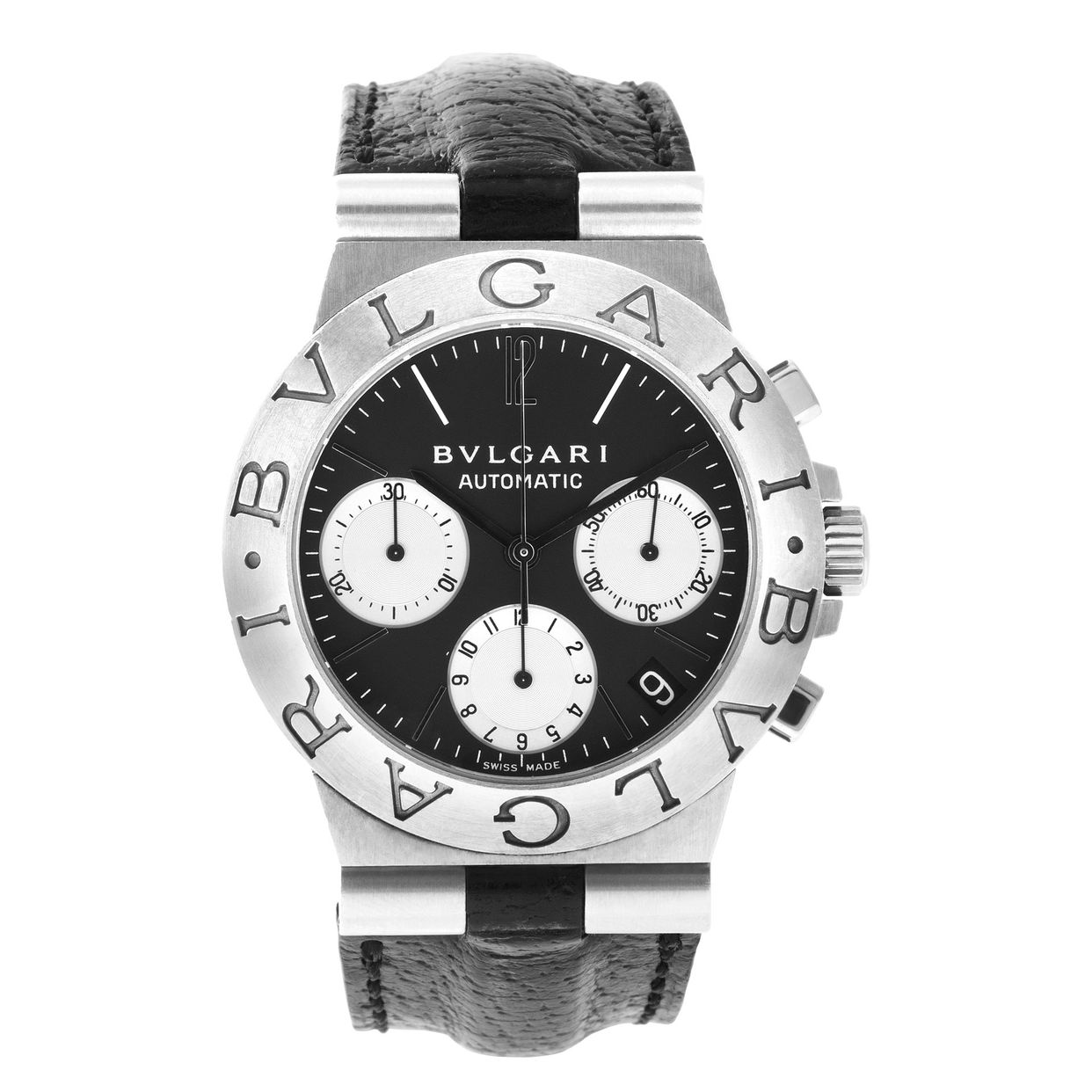 Preowned Bvlgari Diagono Chronograph CH35S Stainless Steel
