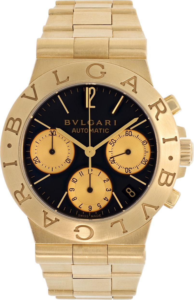 BVLGARI ゴールドラウンド型時計 bvlgari_diagono_36mm_ch_35_g_w