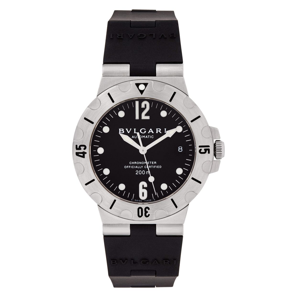 Used Bvlgari Diagono sd38s stainless steel 38mm Quartz watch