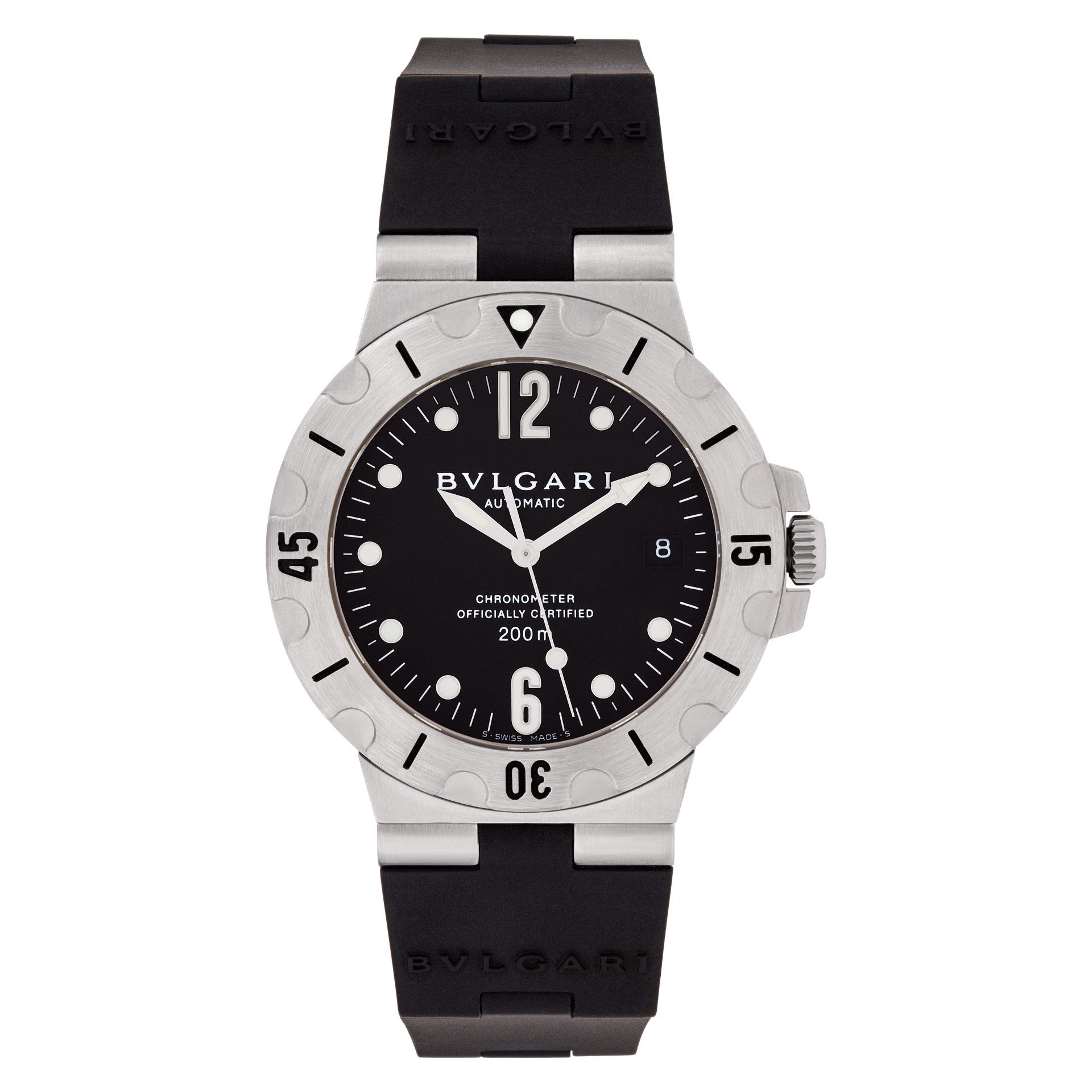Used Bvlgari Diagono sd38s stainless steel 38mm Quartz watch