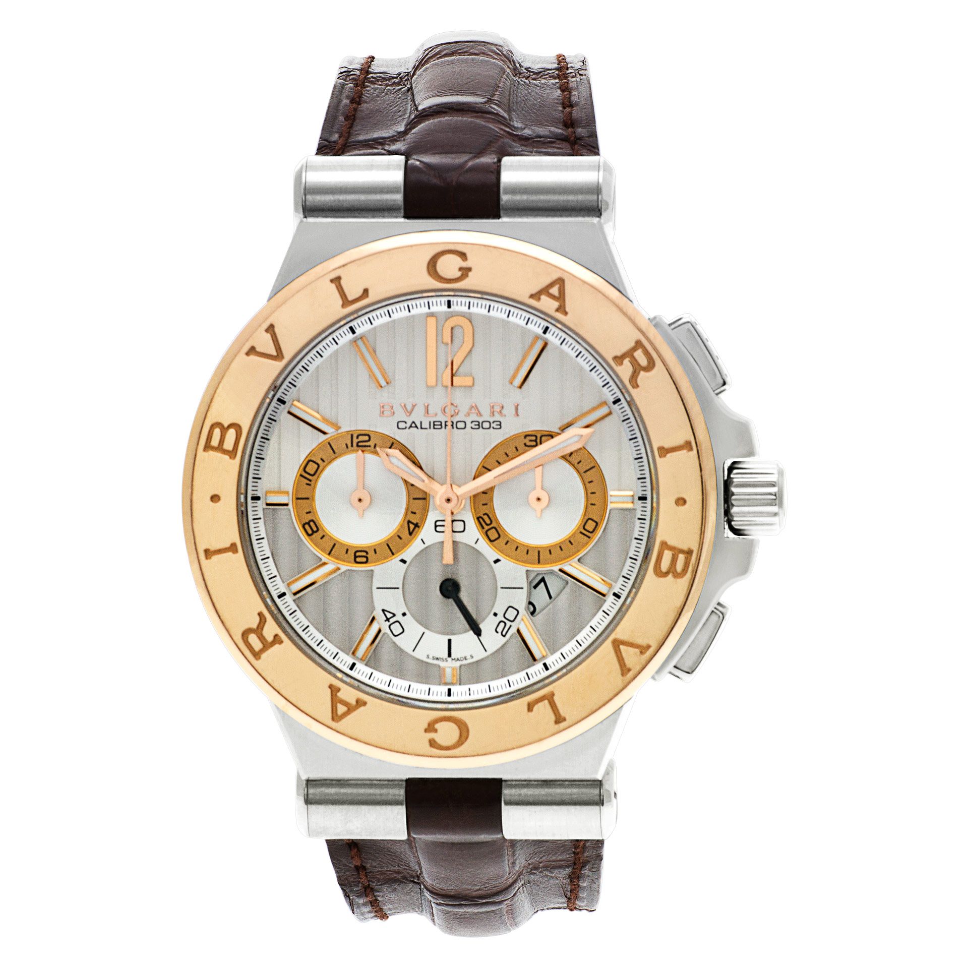 Used Bvlgari Diagono DGP42SGCH stainless steel 42mm auto |
