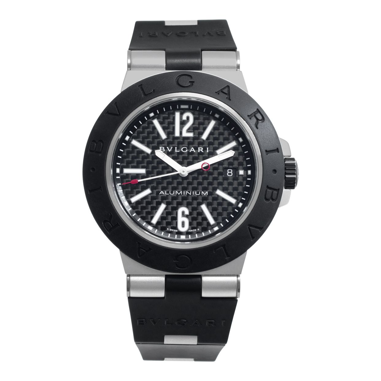 Used Bvlgari Diagono AL 44 TA aluminum & titanium 44mm a |