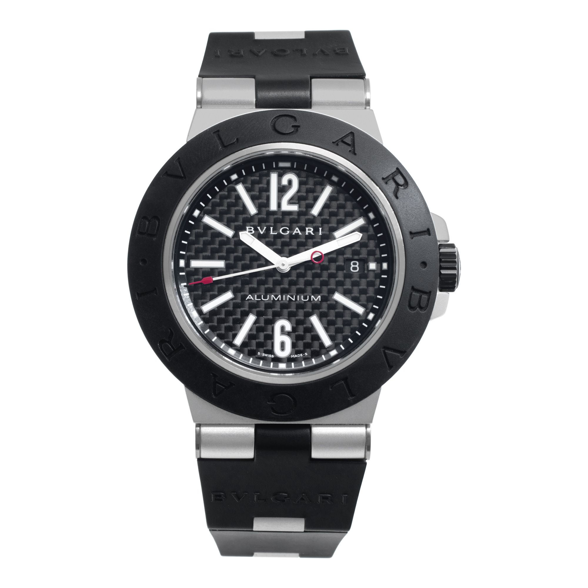 Used Bvlgari Diagono AL 44 TA aluminum & titanium 44mm a |