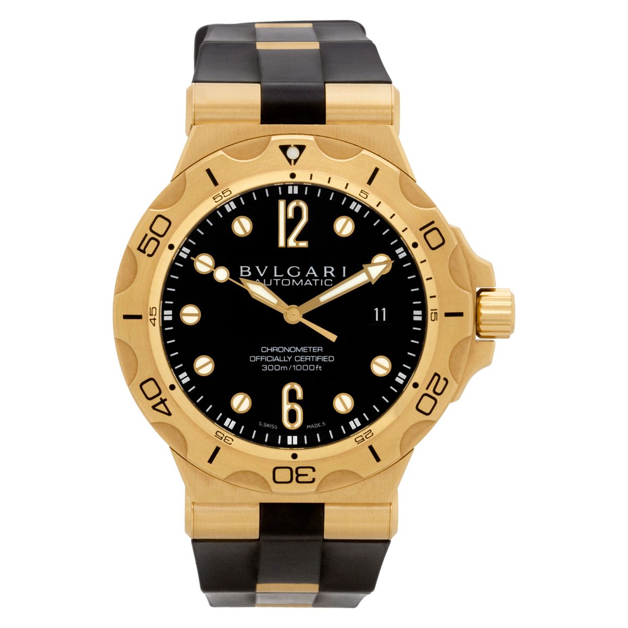 Used Bvlgari Diagono Professional dp42gsd 18k 42mm auto |