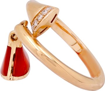 Bvlgari Divas Dream Charm Ring in 18k rose gold