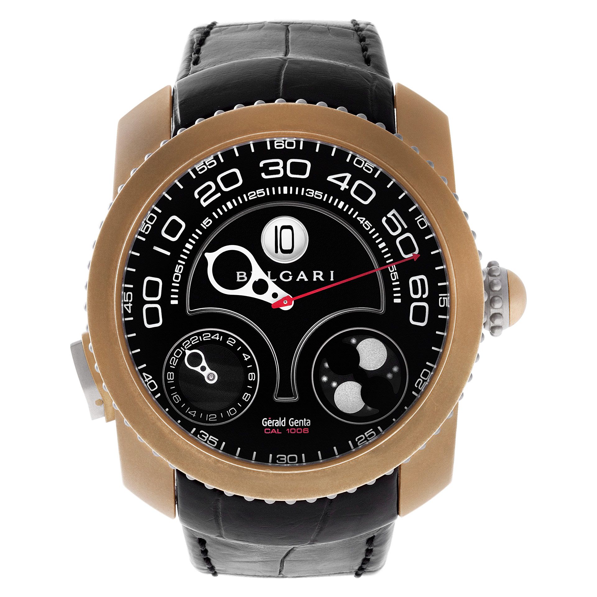 BVLGARI Diagonale Professional regatta希少 Pre-Owned Bulgari Diagono Professional GMT (GMT40SFB)