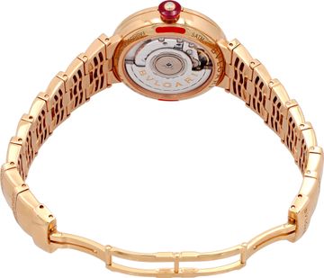 Bvlgari Lucea lup33g 18k rose gold Black dial 33mm Automatic watch