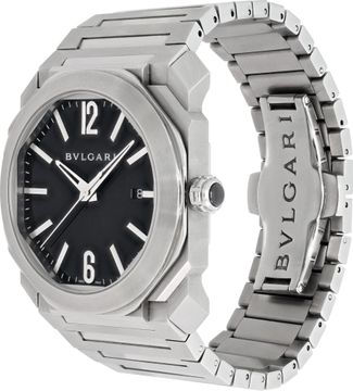 Bvlgari OCTO BGO 41 s Stainless Steel Black dial 41mm Automatic watch