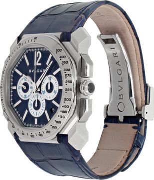 Bvlgari OCTO BGO 41 S CH Stainless Steel Blue dial 44mm Automatic watch