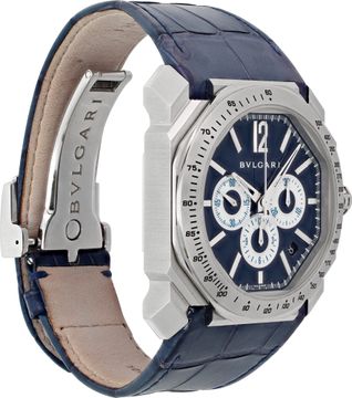 Bvlgari OCTO BGO 41 S CH Stainless Steel Blue dial 44mm Automatic watch