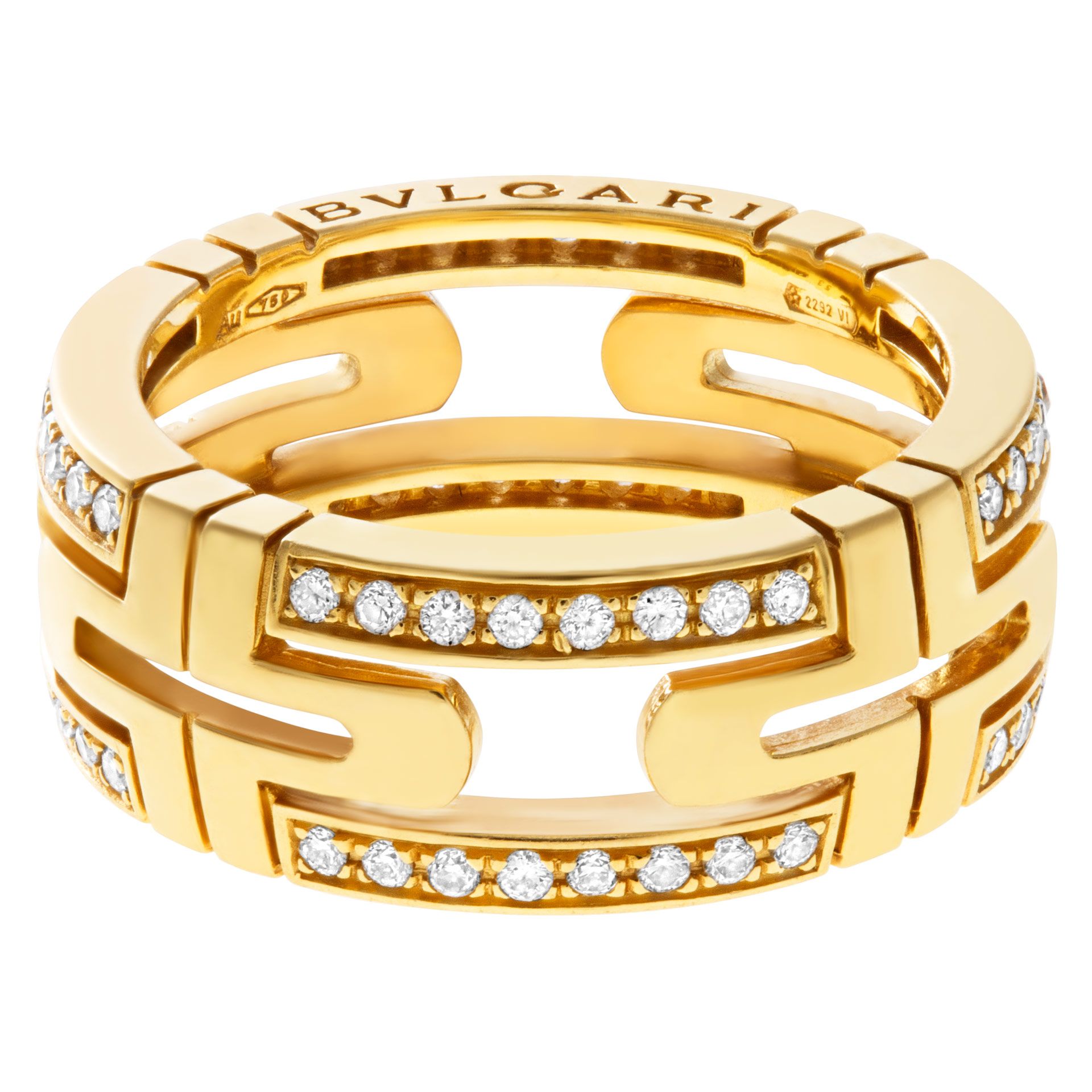 Bvlgari Parentesi ring in 18k gold with Size