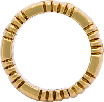 Bvlgari Parentesi ring in 18k yellow gold. 8mm wide.