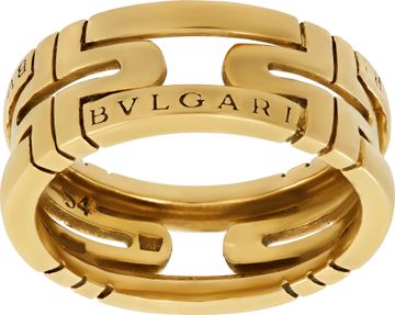 Bvlgari Parentesi ring in 18k yellow gold Ring Collection