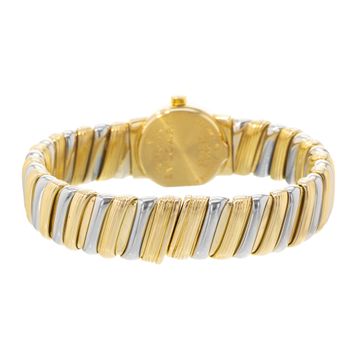 Bvlgari Tubogas BB192T Yellow Gold Black dial 18mm Quartz