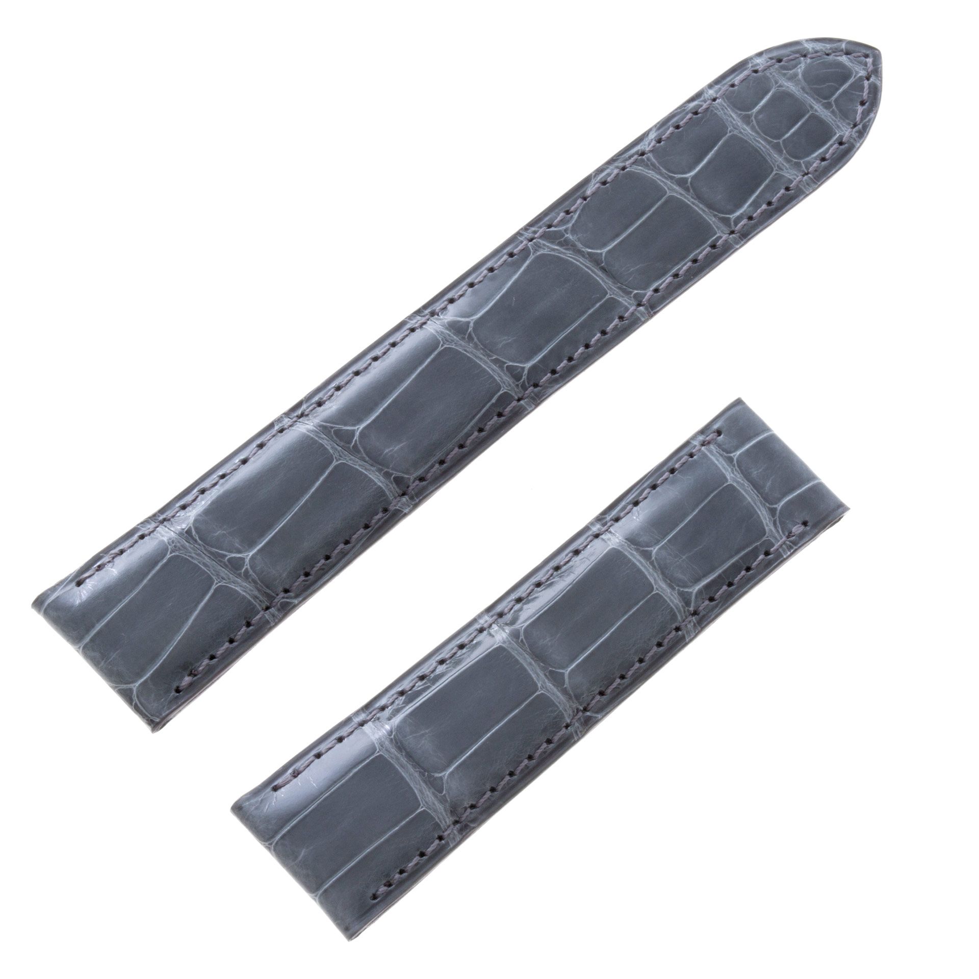 masa　CAMILLE FOURNET VERSO Nero クロコ masa CAMILLE FOURNET VERSO Nero クロコ Luxury watch strap in