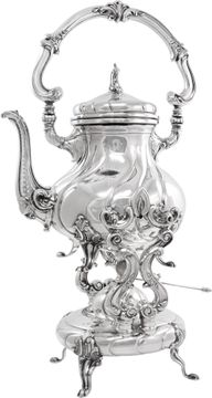 Camusso  Sterling Silver Tea Set with tray