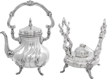 Camusso  Sterling Silver Tea Set with tray