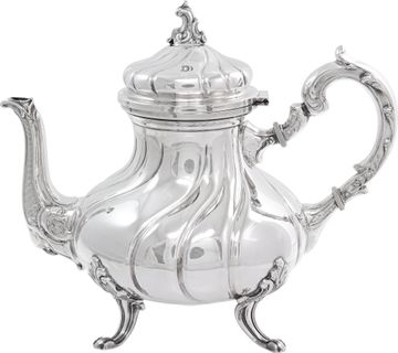 Camusso  Sterling Silver Tea Set with tray