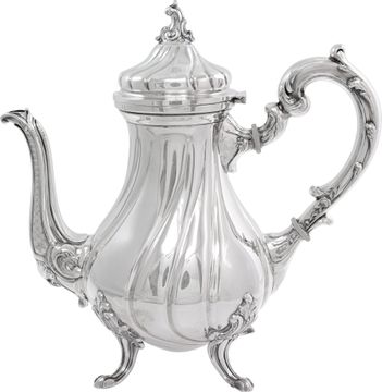 Camusso  Sterling Silver Tea Set with tray