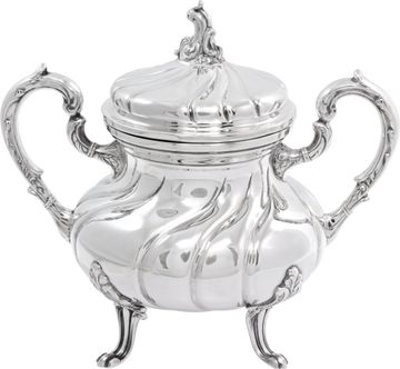 Camusso  Sterling Silver Tea Set with tray