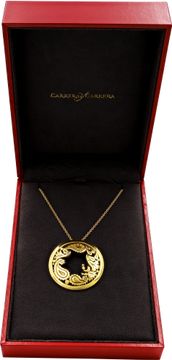 Carrera y Carrera Aqua pendant necklace in 18k yellow gold