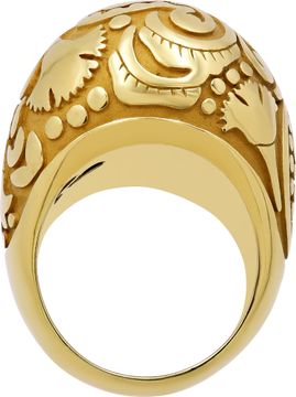 Carrera y Carrera Aqua ring in 18k yellow gold