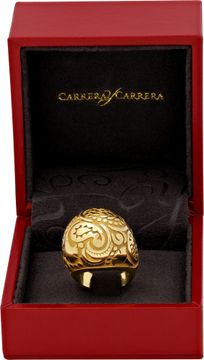 Carrera y Carrera Aqua ring in 18k yellow gold