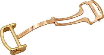 Cartier 18k rose gold deployant clasp