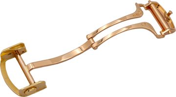 Cartier 18k rose gold deployant clasp