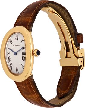 Cartier Baignoire W1506056    18k Yellow Gold    Ivory dial 31mm    Quartz watch
