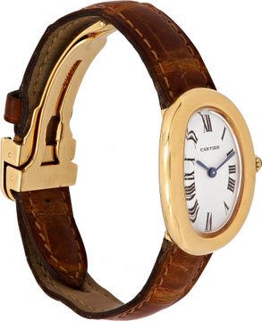 Cartier Baignoire W1506056    18k Yellow Gold    Ivory dial 31mm    Quartz watch