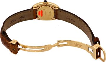 Cartier Baignoire W1506056    18k Yellow Gold    Ivory dial 31mm    Quartz watch