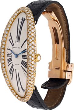 Cartier Baignoire Allongée 13231413 18k Yellow Gold 52mm Manual watch