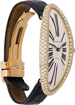 Cartier Baignoire Allongée 13231413 18k Yellow Gold 52mm Manual watch