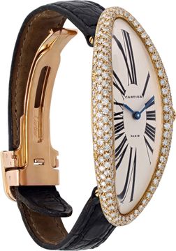 Cartier Baignoire Allongée 13231413 18k Yellow Gold 52mm Manual watch